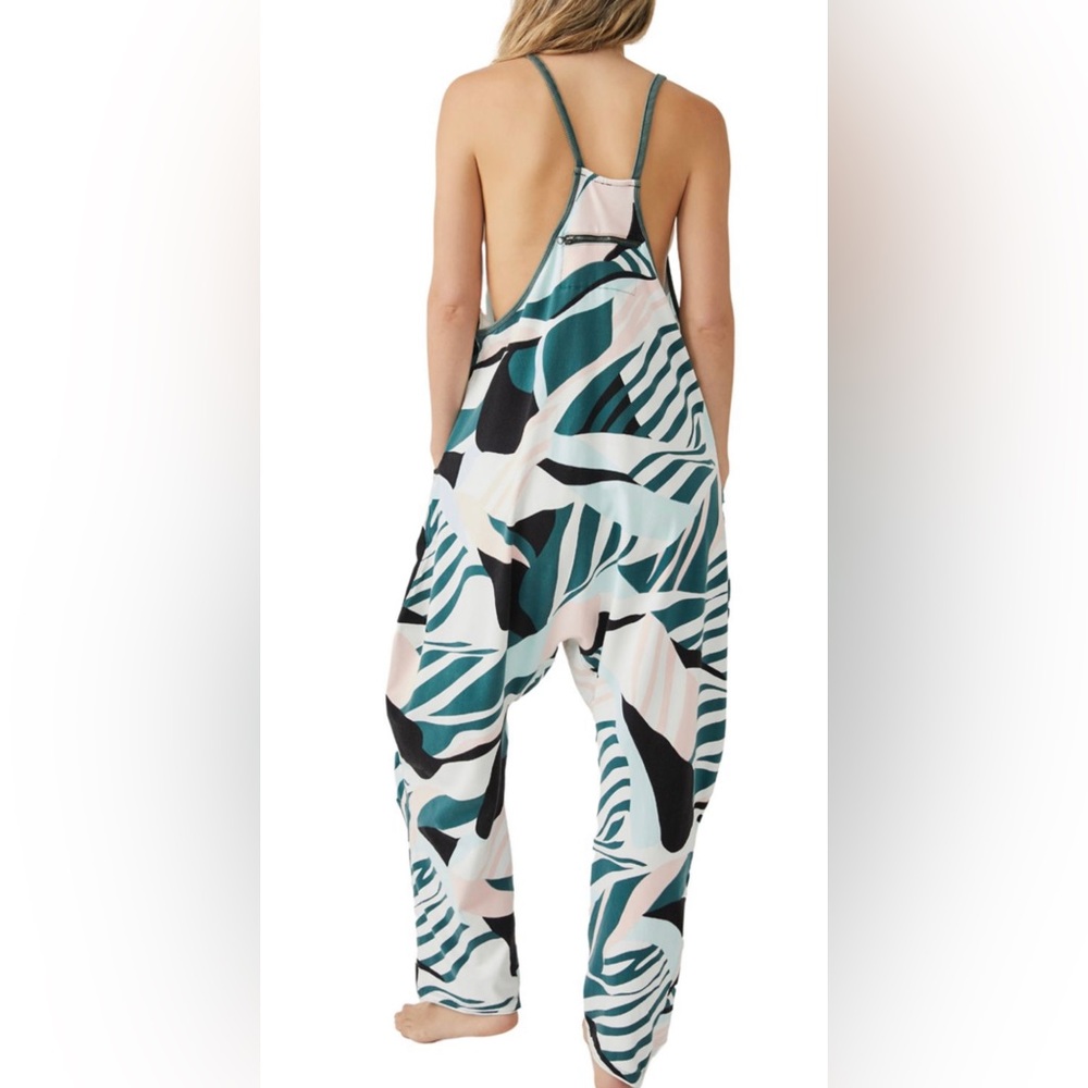 NWT Free People Hot Shot Printed Onesie - size Large
